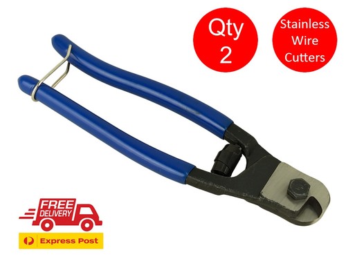 2 X STAINLESS STEEL ROPE CUTTERS BEAK CUTTER for BALUSTRADE WIRE KITS ...