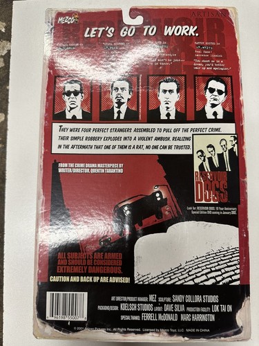 Mezco Toys Reservoir Dogs Figures RARE New Full Set Mr Brown Tarantino - Picture 2 of 9