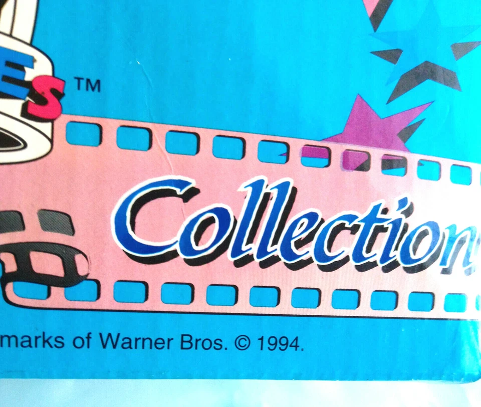 Плюшевая винтажная классическая коллекция Warner Bros. Daffy Duck Looney Tunes 1995 новая из старых запасов - Изображение 3 из 4