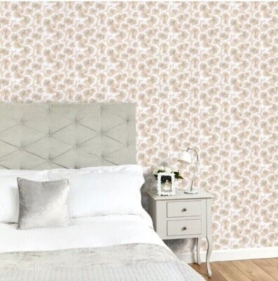 LAURA ASHLEY - 1 x Rolle Lorena Naturtapete Neu und versiegelt Floral