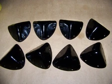 8 VINTAGE heavy NOS  TRUNK SUITCASE TOOLBOX CORNERS STEEL 