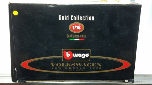 1/18 BBURAGO 1998 VOLKSWAGEN NEW BEETLE BLUE - Picture 6 of 7