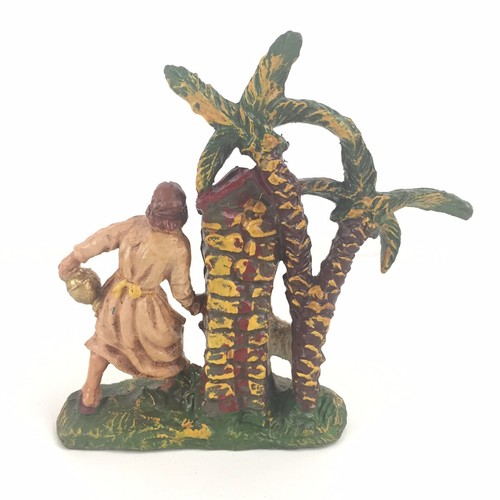 Figura de pastor vintage estilo Fontanini papel maché - hecha en Italia - Imagen 3 de 8