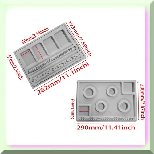 2 Pcs Bead Design Board - Efficiently Organize and Create Stunning Jewelry - Per - Picture 3 of 7
