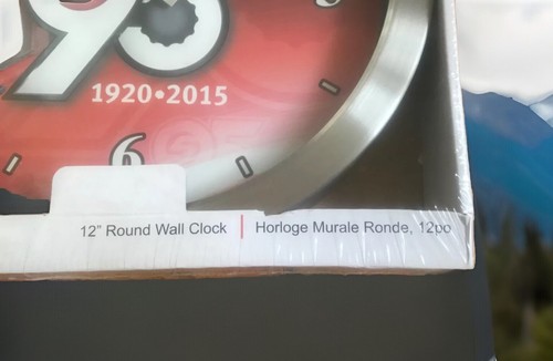 NEW! Snap-On TOOLS 12" STAINLESS STEEL 95TH ANNIVERSARY SHOP GARAGE WALL Clock - Picture 3 of 3