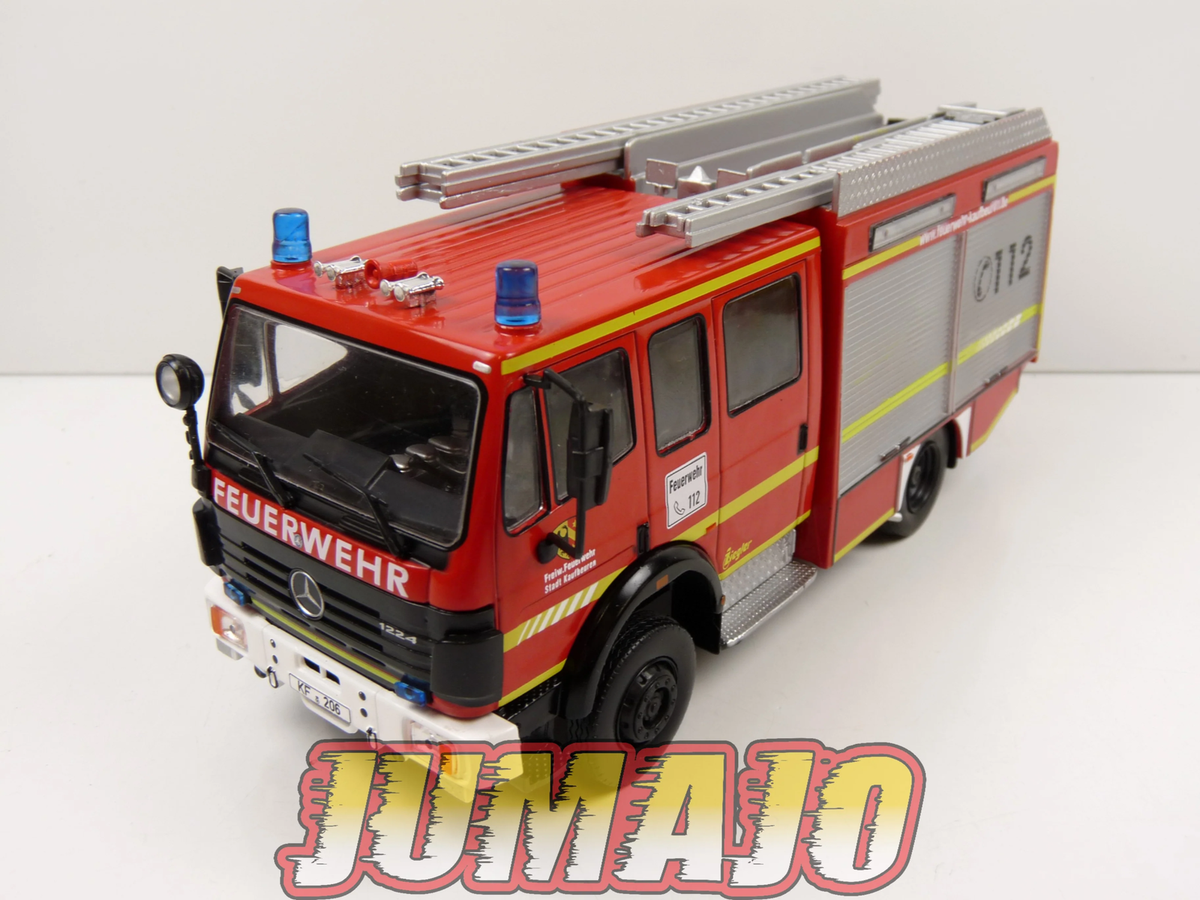 Camion Dei Pompieri Citroen N 1/43 - Hachette Ixo - Primo Soccorso Leggero Guina - Nuovo