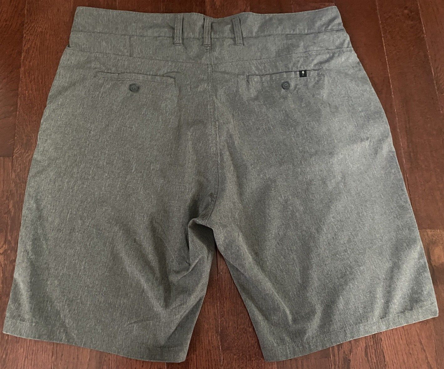 MEN'S Trunks Multi-Functional Gray FLAT FRONT Sho… - image 3