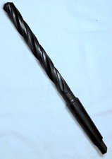 9/16" Core Drill Bit Taper Shank 2MT High Speed Steel 3 Flute RH Cut Cle-Forge 