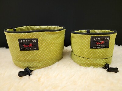 旅行かばん・小分けバッグ Tom Bihn large organizer wasabi TOM BIHN 3D Organizer Cube, Clear, 311 Toiletry Bag, 1L, 7