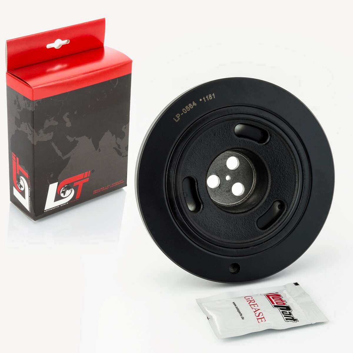 Vibration damper crankshaft pulley for FORD TRANSIT 3.2 TDCI