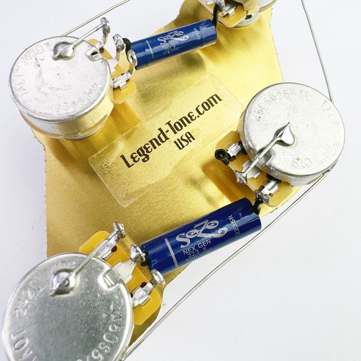 応援グッズ gibson Gibson Les Paul 50's Wiring Harness 525k Pots - Next Gen