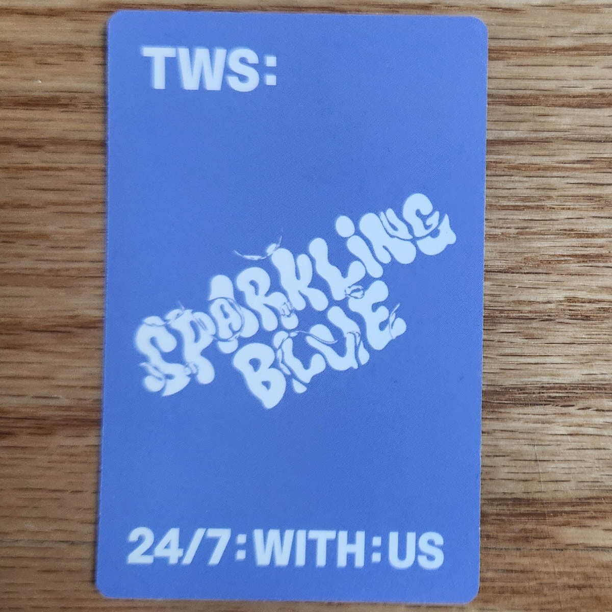 Hanjin Official Photocard TWS Sparkling Blue 1st Mini Album Hanjin Official Photocard TWS Sparkling Blue 1st Mini Album