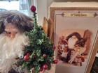 2001 Grandeur Noel Collector’s Edition 16” Fabric Santa Country Snow Wool Coat — photo 8