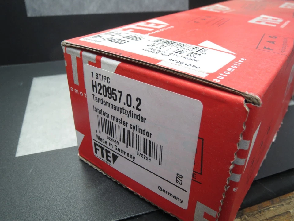 Cilindro maestro de freno para BMW 320i 1977-1983 hecho en Alemania por FTE ¡Envío rápido! Foto 3 de 4