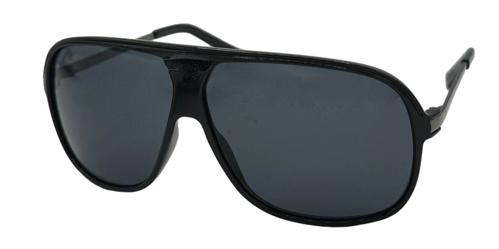 Timberland Occhiali da sole aviatore quadrati da uomo neri opachi in plastica TB7291 2N