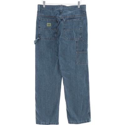 パンツ LEE DENIM PAINTER PANTS VINTAGE WASH Lee LOOSE FIT denim painter pants for men, equivalent to W30