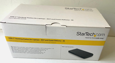 StarTech.com 4-K USB-C Docking Station W/ Power Adapter & HDMI USB DP Ports