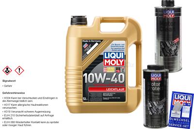 5L Liqui Moly Leichtlauf 10W-40 Öl Motoröl MotorProtect MotorClean Reiniger