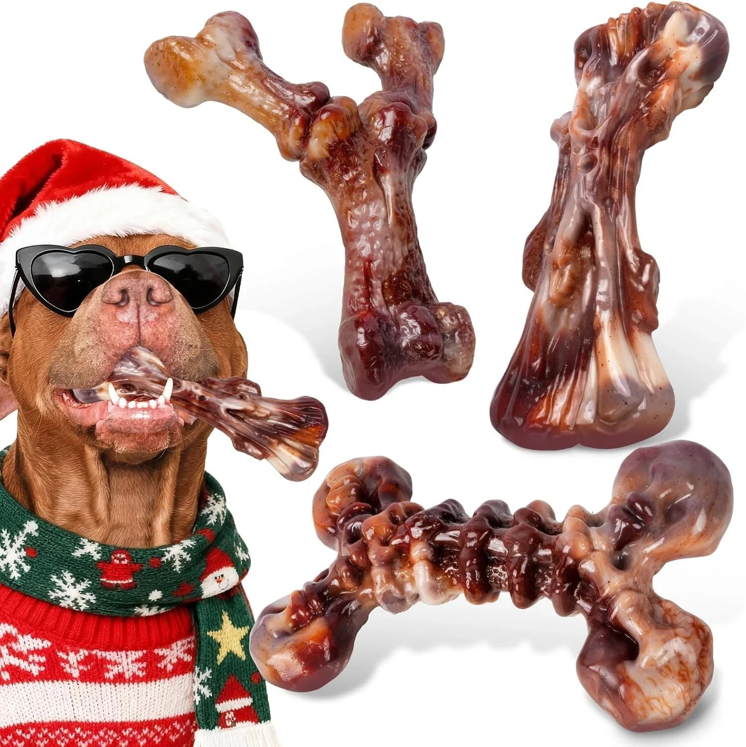 For Aggressive Chewers &ndash; 3-pack Indestructible Bacon-flavo