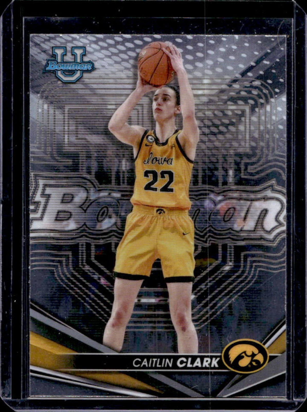 2022-23 Bowman University Best Caitlin Clark #50 Hawkeyes