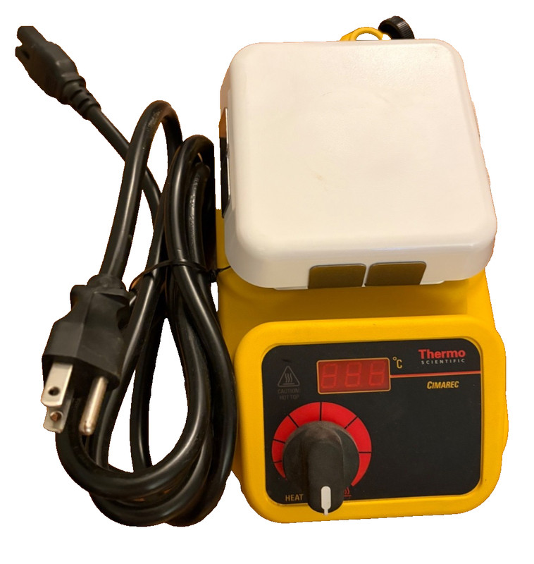 Thermo Scientific HP130915, Cimarec, Yellow, Hot Plate, Tested Working w/ Cord