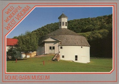 Amerika Postkarte - Round Barn Museum, Mannington, West Virginia SW10327