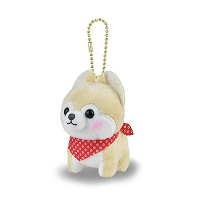 NEW Amuse AMUFUN Marutama Mameshiba Triplets BC Sasuke Mascot Keychain