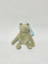 Jellycat Fergus Frog Plush Bag Charm Soft Toy UK Official Used