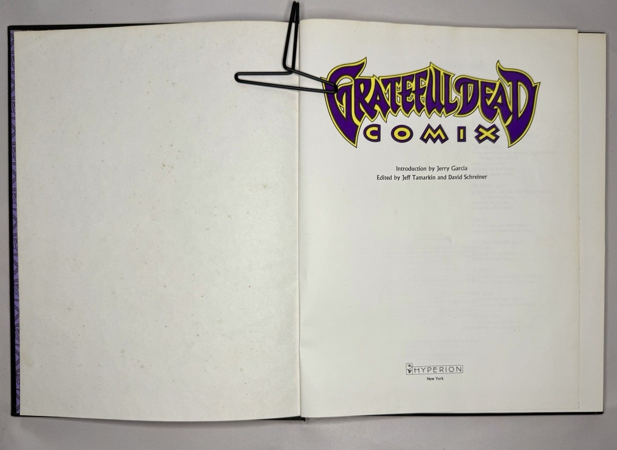 Grateful Dead Comix 1992 First Edition Hardcover Kitchen Sink
