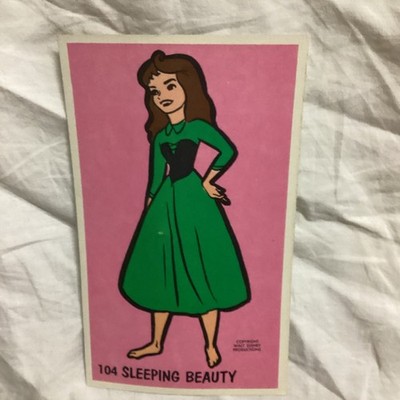 Sleeping Beauty Walt Disney Card #104 Dynamic Toy 1962