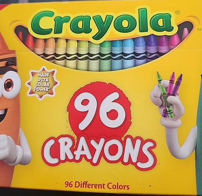 Crayola 520096 Classic Color Crayons in Flip-Top Pack with
