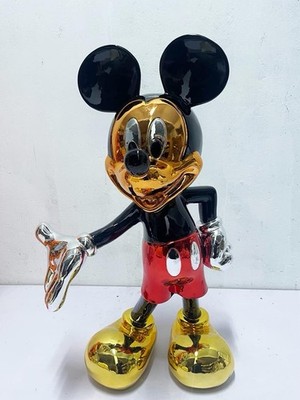 Deko, Maus, Comic, Figur, Micky, 40 cm, Pop, Art, Style , Maus , Chrom Design