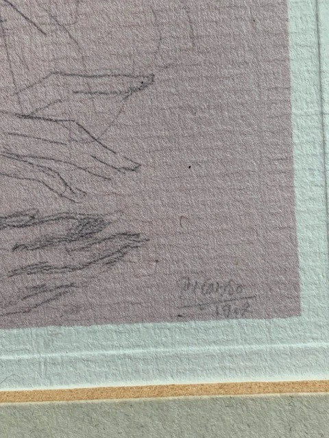 esquisse reproduction femme et son bébé picasso 1907 - Photo 3/4