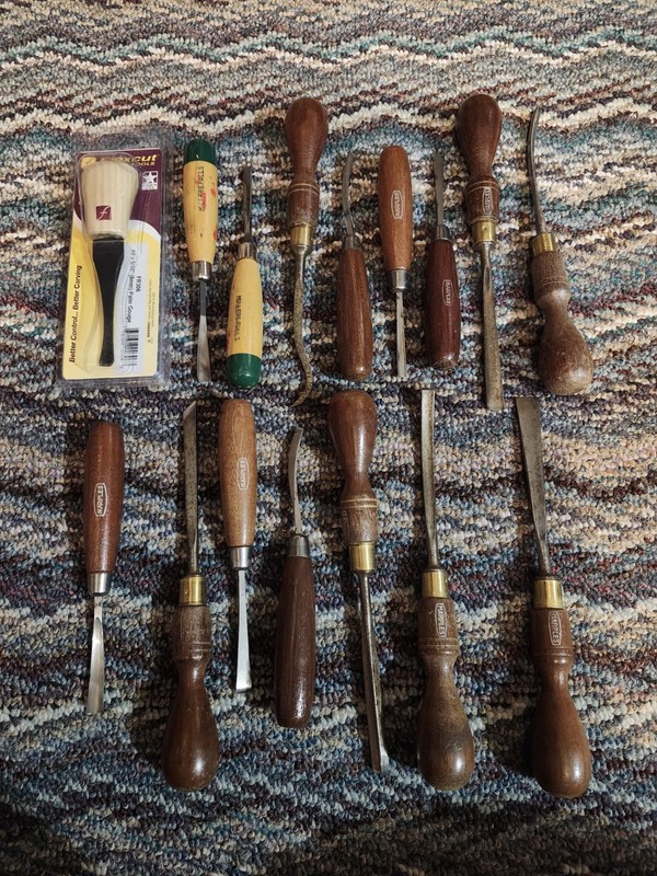 16 Carving Gouges Marple Millers Falls Flexcut