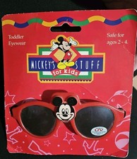 Vintage Mickey  s Stuff for Kids Toddler Sunglasses Red Disney NOS