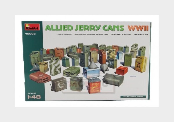 1:48 Miniart Accessories Allied Jerry Cans 1945 Kit MA49003 Modellbau-image