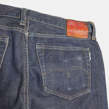 STUDIO D’ARTISAN D1002 Denim Jeans 14oz Bootscut Cotton Blue W34 Inseam 28.7in