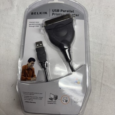NEW! BELKIN F5U002v USB to Parallel Printer Adapter Cable NIP Sealed