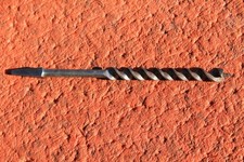 Vintage 1/2" Auger Bit WM Ridgway Sheffield “POWER” 8" Long Tapered Square SHANK