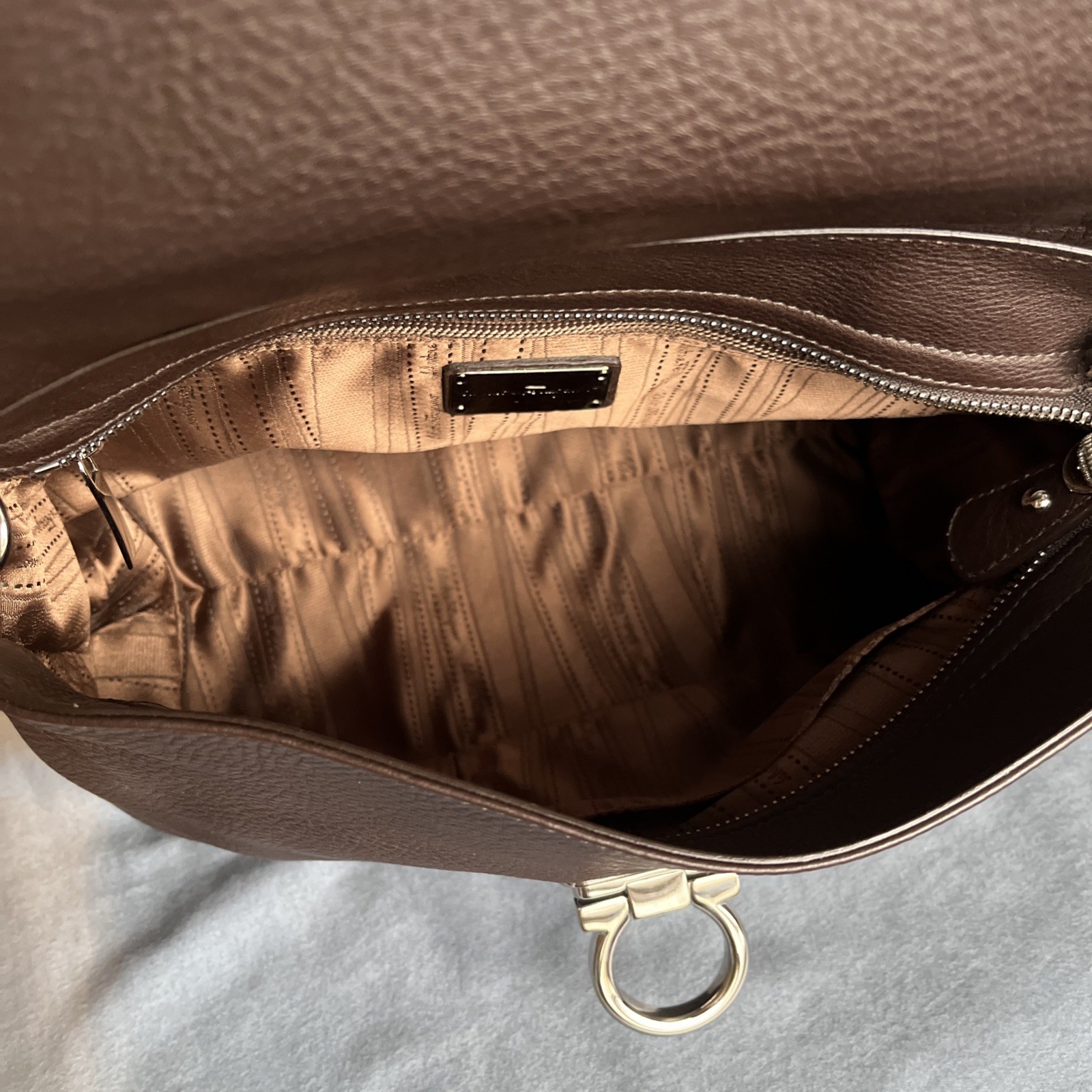 Authentic Salvatore Ferragamo Medium Sofia Satche… - image 11