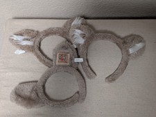 Great Wolf Lodge Resort Waterpark ears lot of 3 headbands plush grey logo