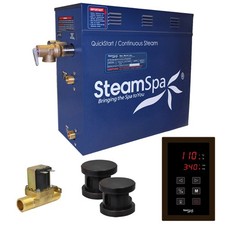 SteamSpa OAT1200-A Oasis 12 KW QuickStart Steam Bath Generator - Bronze