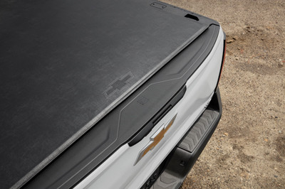 Genuine OEM GM 2024+ Silverado EV Soft Roll-Up Tonneau Bed Cover - 86583459