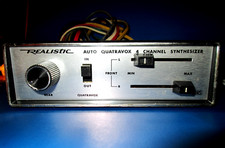 Vintage Under Dash Realistic Four Channel Synthesizer Quatravox Tested  121874