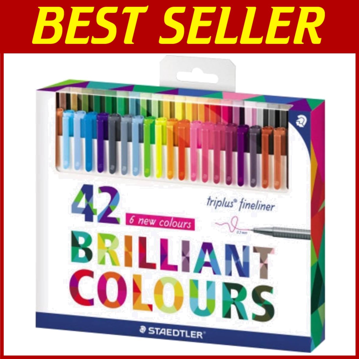Versatile 42-Color Water-Based Marker Set