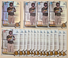 18x Lot JAKOB MARSEE 2022 1st Bowman Chrome Refractor Draft Rookie BDC-73