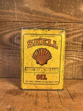 Rare Australian Shell Separator Oil Can 