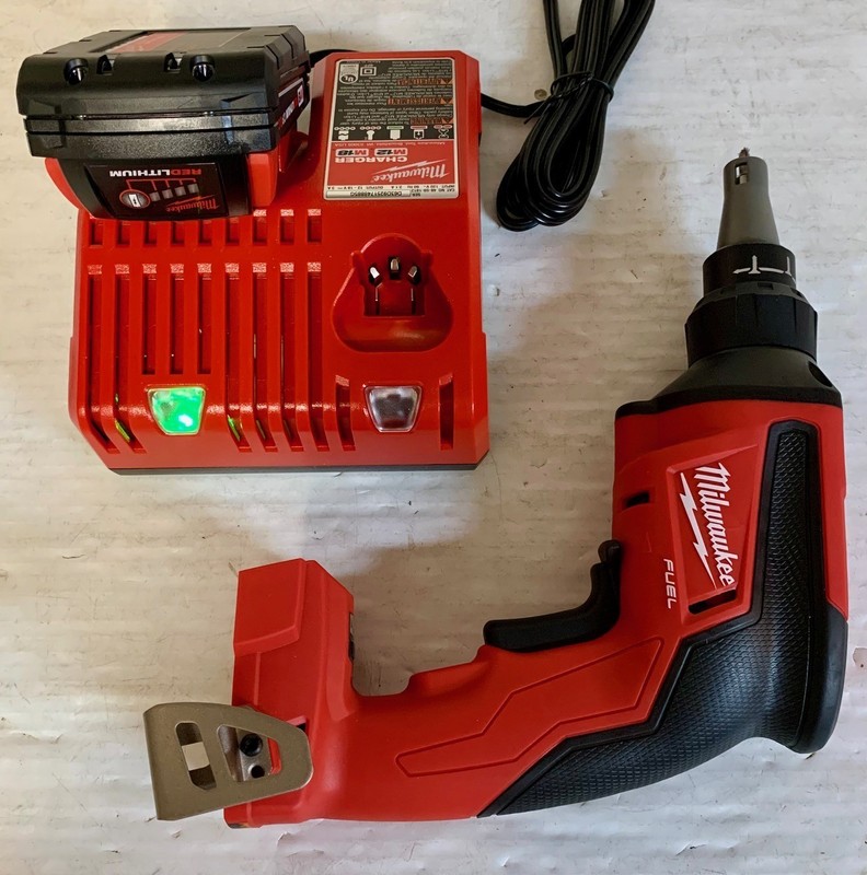 (1) Milwaukee M18 FUEL Drywall Screw Gun 2866-20, (1) CP2.0 Battery and Charger!