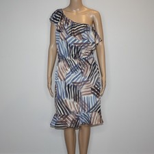 Banana Republic Women's One Shoulder Ruffle Flounce Dress in size US 10 NWOT $99