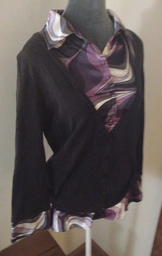 Damen Bluse aus Seide mit Knopfleiste XL von Style und Co - Bild 2 von 3